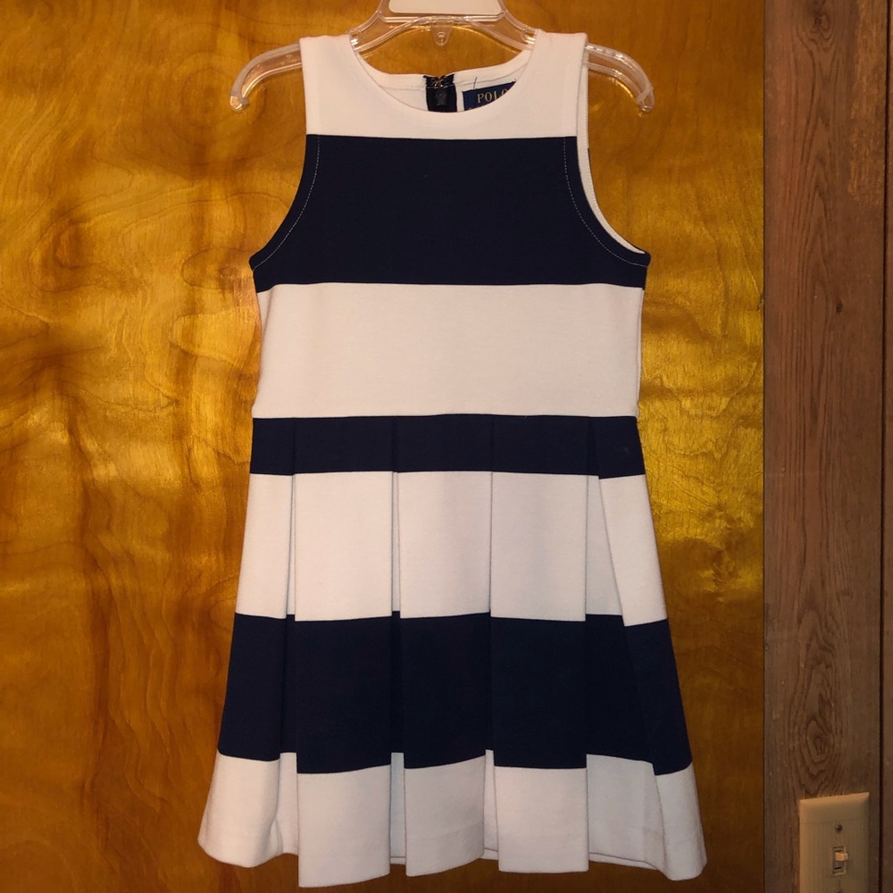 Ralph Lauren Girls 5 Striped Dress NWT